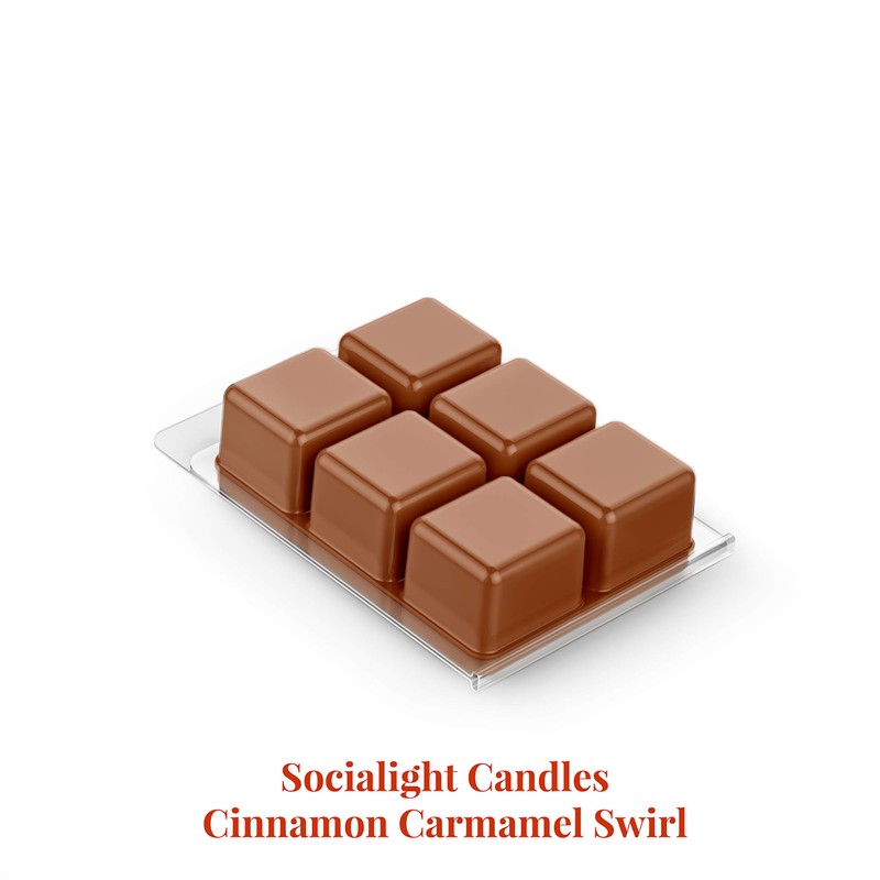 Socialight Candles - Cinnamon Caramel Swirl Scented Wax Melts