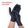 100 Guantes de Nitrilo Negro de Alta Calidad: Sin Látex,