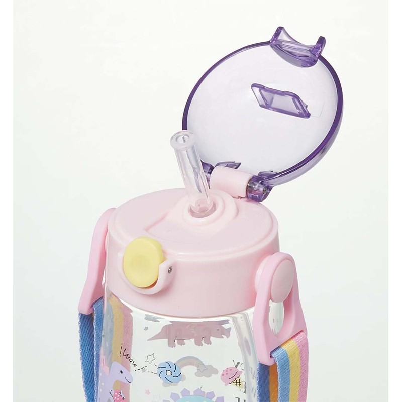 Skater PDSH5-A Happy & Smile Rainbow Water Bottle, 16.9 fl