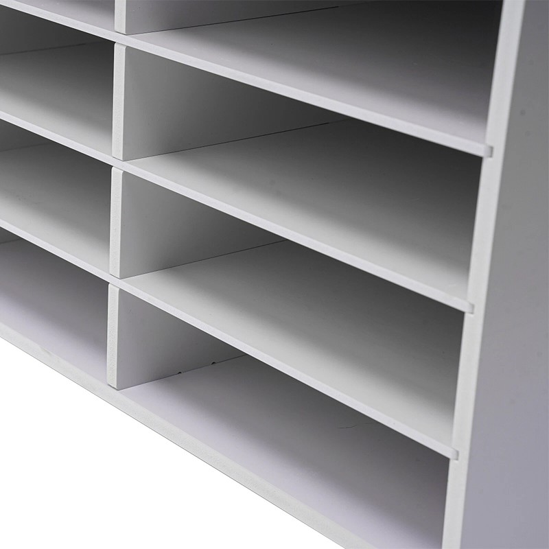 N/A 4-Tier Mail Sorter Organizer Countertop Literature Student Mailbox for