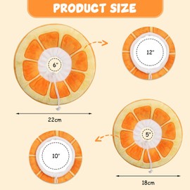 MEETOZ Adjustable Cat Cone Collar Soft, Cute Cat Recovery Collar, Alternative Elizabethan Neck Cone for Cat Kitten to Protect Wound, Cat Donut Collar for Clear Vision After Surgery (Orange, S)