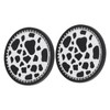 ABOOFAN 2pcs Cow Print Car Cup Coasters Non Slip Mats