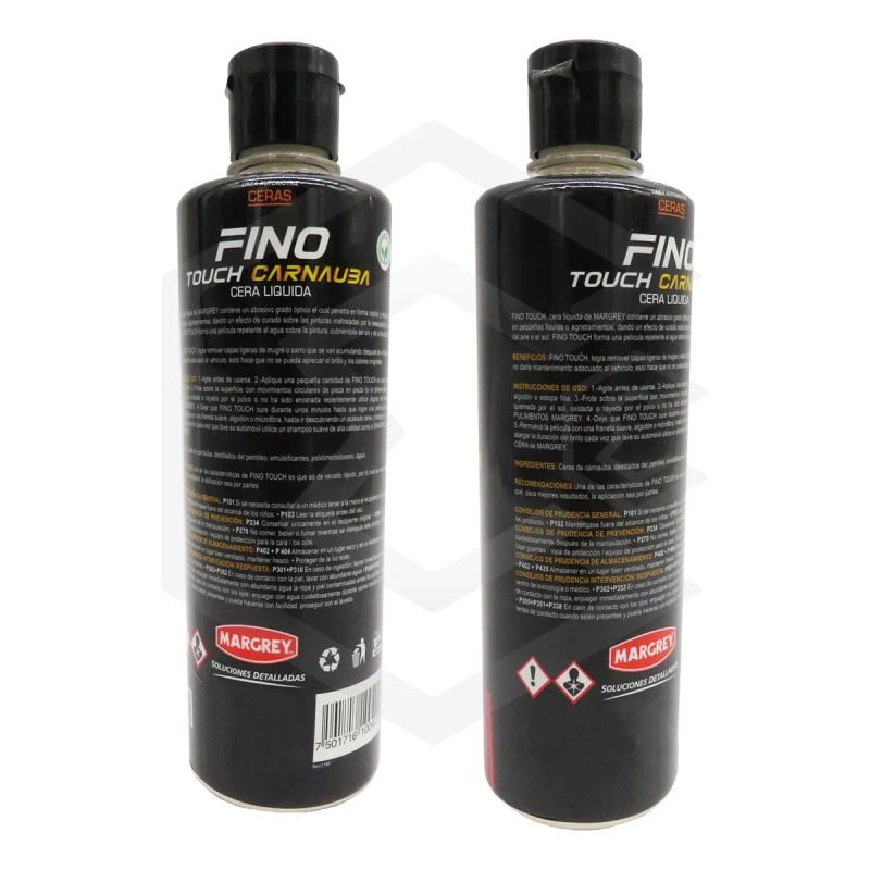 Cera Liquida Para Auto Carnauba Fino Touch 500ml Margrey