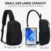 Peicees Crossbody Sling Backpack Sling Bag Travel Hiking Chest Bag