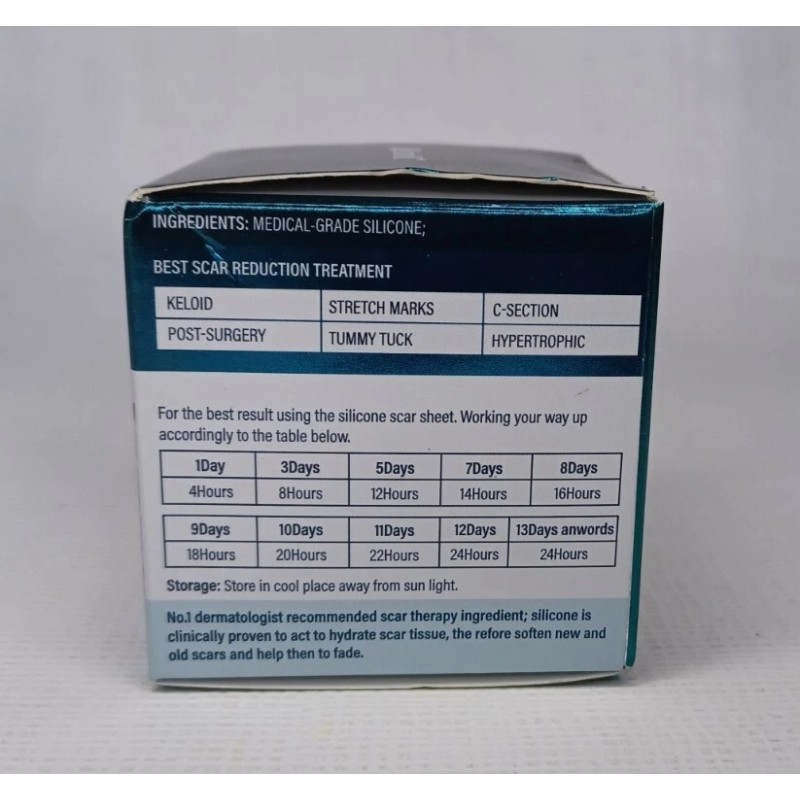 Airroye 1 Roll Silicone Adhesive Scar Sheets 1.6" x 120