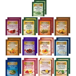 Twinings Herbal Tea Assortment 26 Bags 13 Caffeine Free Flavors Variety Pack