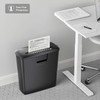Bonsaii Paper Shredder for Home Use, 8-Sheet StripCut Home Office