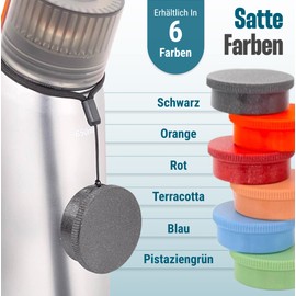 Storage box for Air-Up Aroma-Pod. For storing the Air-Up Aroma-Pods. Protective cover Aroma-Box Pod-Case, with screw closure and loop, Made in Germany (orange)