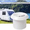 Unifizz White Mushroom Exhaust Fan for Caravan Motorhome Travel, Car