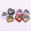 16 Pcs Metal Tins Jar 2 OZ Empty Heart Shaped