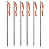 TiTo Titanium Tent Pegs Stakes Lightweight Snowfield Grassland Heavy Duty