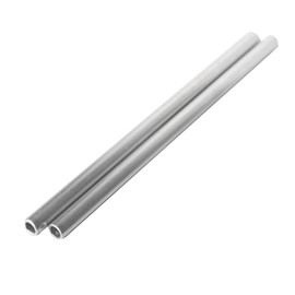 MetalSpacersOnline 6061 Round Aluminum Tube 3/8" OD x 1/4" ID 8" Long Seamless Straight Pipe Tubing for DIY (2 pack)