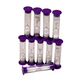Learning Advantage 3 Minute Sand Timers, Set of 10 - 7626