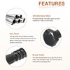 DTGN 1/4" x 3" Hex Lag Bolts - 10 Pack