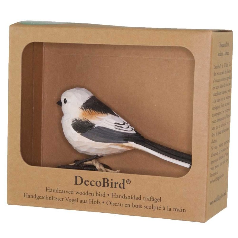 WILDLIFEGARDEN Wildlife Garden WG420 DecoBird Tail Tit - Hand Carved