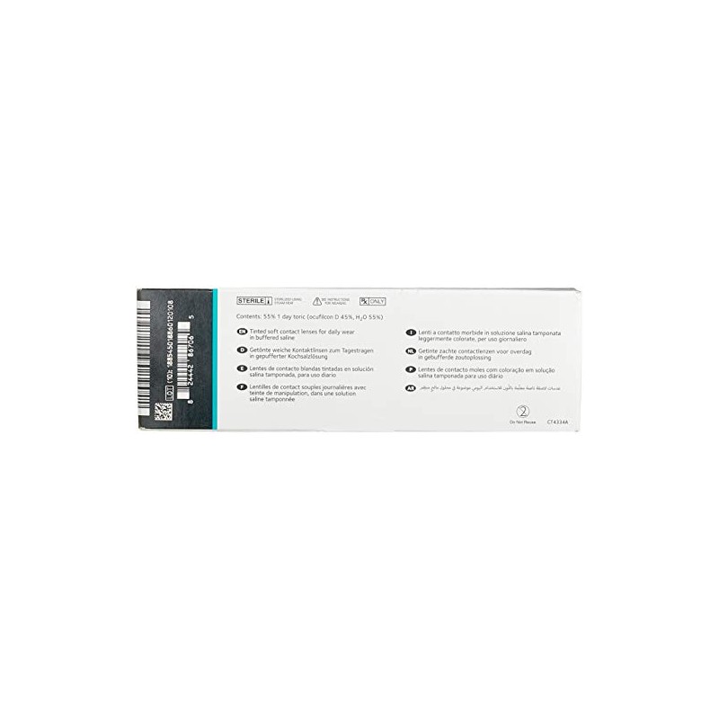 Cooper Vision BioMedics Toric – Tor Day Lenses White clear