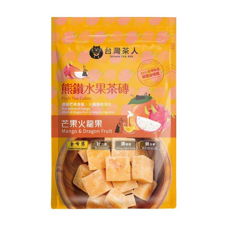 Fruit Tea Cubes by Cha Ren - Mango and Dragon
