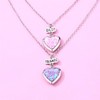 Heart Locket Necklace for Women Men Love Heart Diy Photo