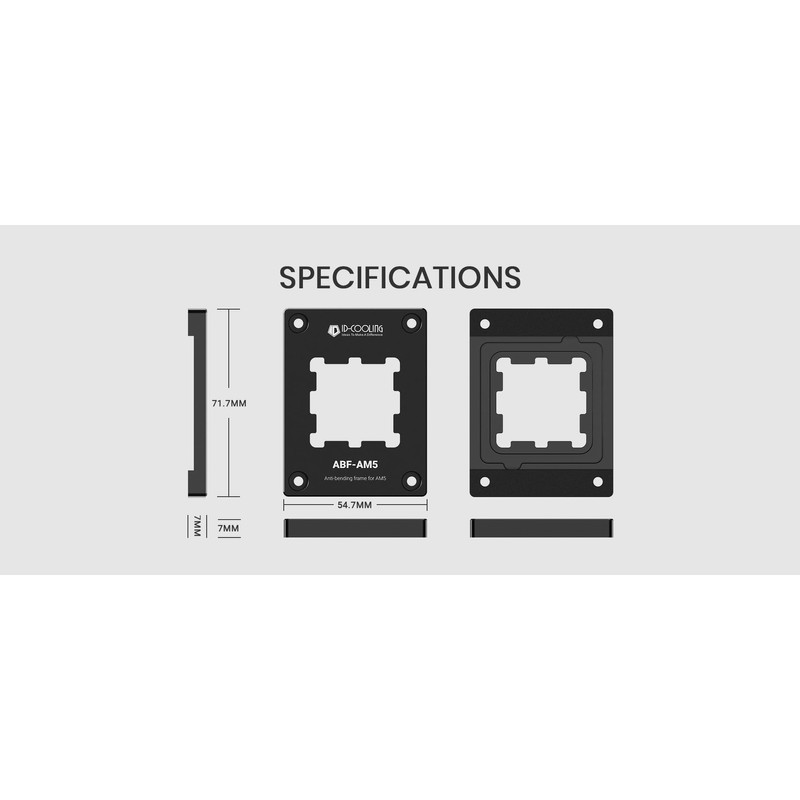 ID-COOLING ABF-AM5 AMD AM5 Socket Compatible Retention Bracket Kit