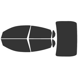 Rvinyl Window Tint Kit Compatible with Honda Civic 2016-2021 (Sedan) - Complete Precut Kit - 20%