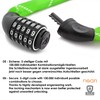 nean Bicycle Lock with Numbers High Security Extremely Robust Fabric