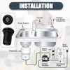2026 Upgraded Sink Top Push Button with Air Hose Replacement,