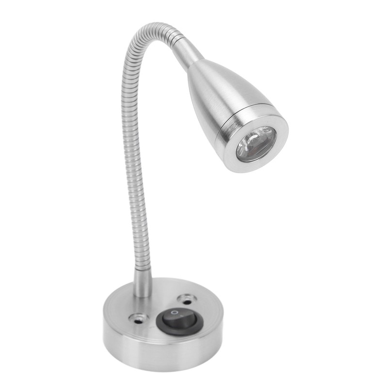RV LED Bedside Light 360 Degree Swivel Flexible Goosneck Light