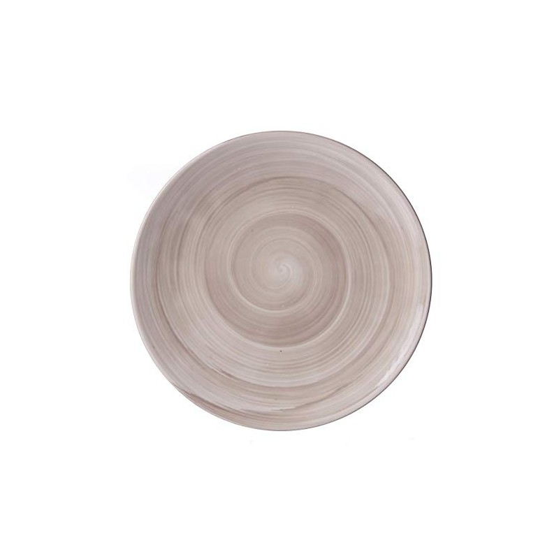 Flirt by R&B 745.023 Dinner Plate Round Ceramic Brown White