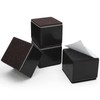 Kyuionty Self-Adhesive Furniture Risers Set of 4, Square Lift Risers