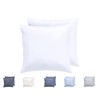 Todocama 2 Pack Microfiber Extra Soft Hypoallergenic Pillow Covers Set