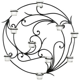Safavieh Wall Art Collection Circular Candle Holder Wall Sconce