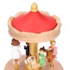 Wooden Music Box Musical Box Rotating Horse Shaped Wood Crafts