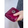 Ladies Wallet LEAS, Genuine Leather, red - ''LEAS Ladies-Collection''