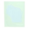 TCR Templates State of Wisconsin Stencil -14 mil Mylar Painting/Craft