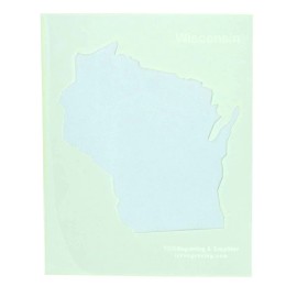 TCR Templates State of Wisconsin Stencil -14 mil Mylar Painting/Craft