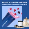 28oz & 17oz Protein Shaker Bottles with Blending Ball-Blue