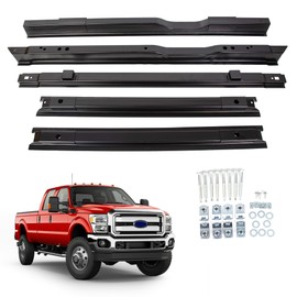 KUAFU Long Bed Crossmember Kit 8ft Compatible with 1999-2018 Ford F250 F350 8 FT Bed 2008-2016 Ford F450 Long Truck Floor Support Replacement for BC3Z9911215A/ YC3Z9911215BA