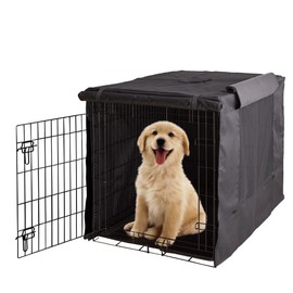 PETSWORLD Dog Crate Cover, Polyester, /Universal Fit for Wire Dog Crate, 36 inch