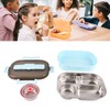 Stainless Steel Lunch Box Food Grade Safe 4 Compartments Portable