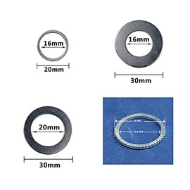 HATOOLHA® Saw Blade Reducing Rings, 4 Pieces Saw Blade Bore Bushings by HATOOLHA® Circular Saw Blade Reducing Ring Saw Blade Spacer (4 Sizes x 1 Piece)