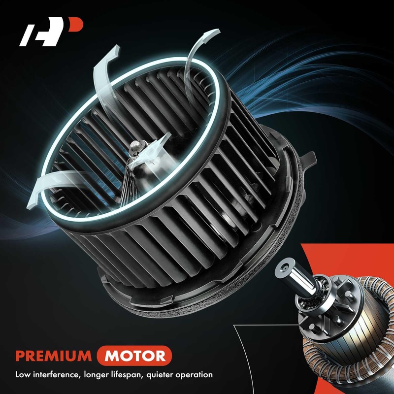 A-Premium HVAC Heater Blower Motor with Fan Cage 12V Replacement