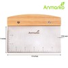 Dough Cutter for Bread and Pizza Dough - Stainless Steel
