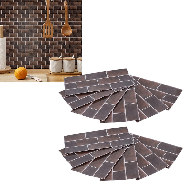 2 Sets Tile Sticker Retro Classic Self Adhesive Waterproof Sticker