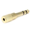 Monoprice Metal 1/4in (6.35mm) TRS Stereo Plug to 3.5mm TRS