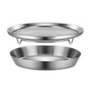 WAGENSTEIGER Stainless Steel Mesh Tray Set with Drip Pan, Air