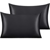 NTBAY 2 Pack Silk Satin Pillowcases for Hair and Skin,