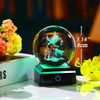 Qianwei Sea Turtle Gifts 3D Crystal Ball 3.14''