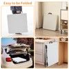 BOOSDEN 4 Foot Folding Table, Portable Rectangle Card Table, Indoor