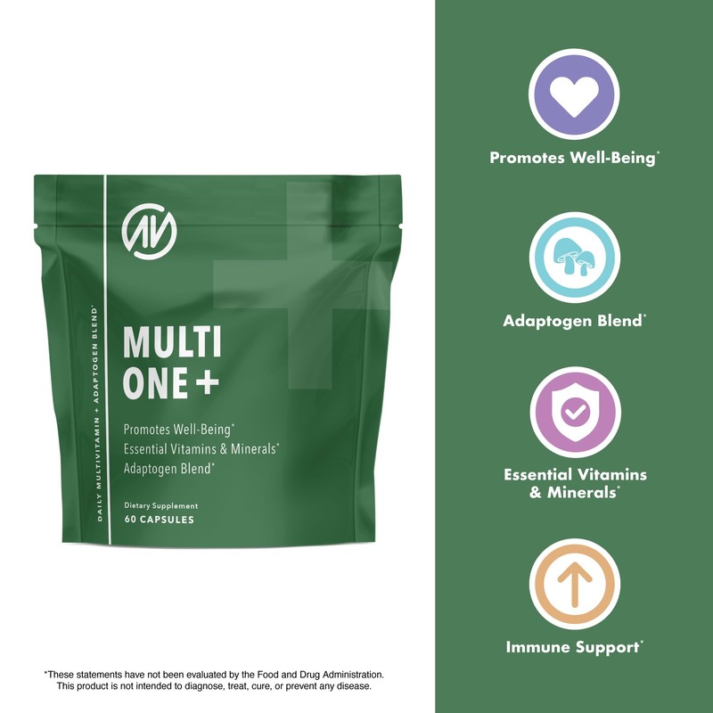 MultiOne Men & Women’s Daily Multivitamin - Essential Nutrients and