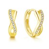 Cangall Hoop Earrings, 925 Sterling Silver Hoop Earrings for Women,
